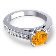Citrine and Diamond