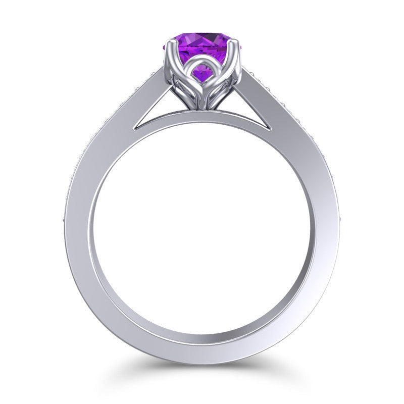 Amethyst and Diamond