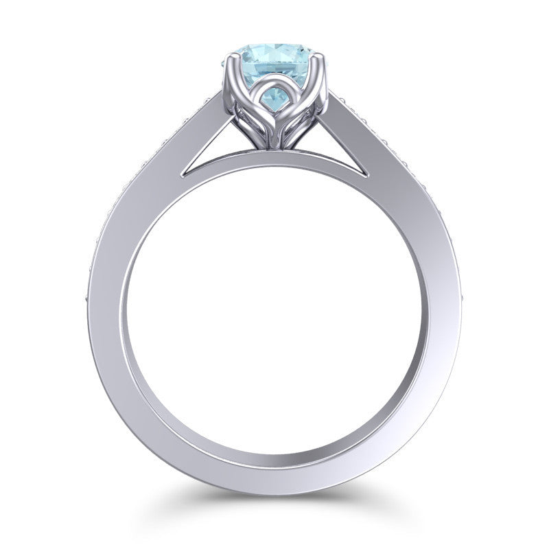Aquamarine and Diamond