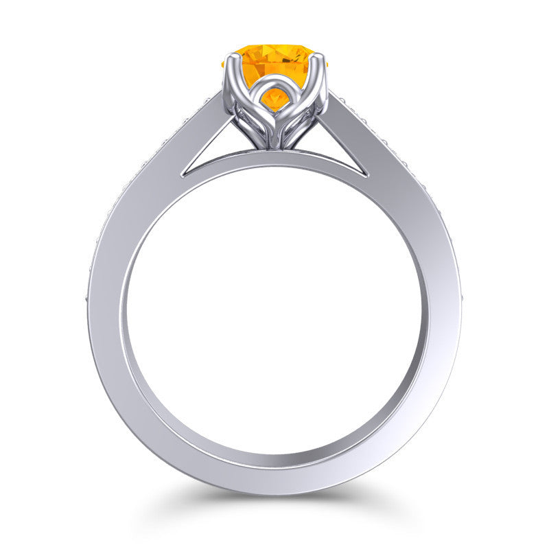 Citrine and Diamond