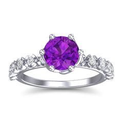 Amethyst and Diamond