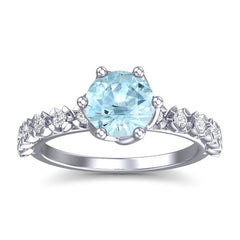 Aquamarine and Diamond