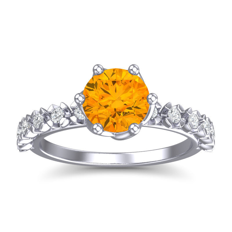 Citrine and Diamond