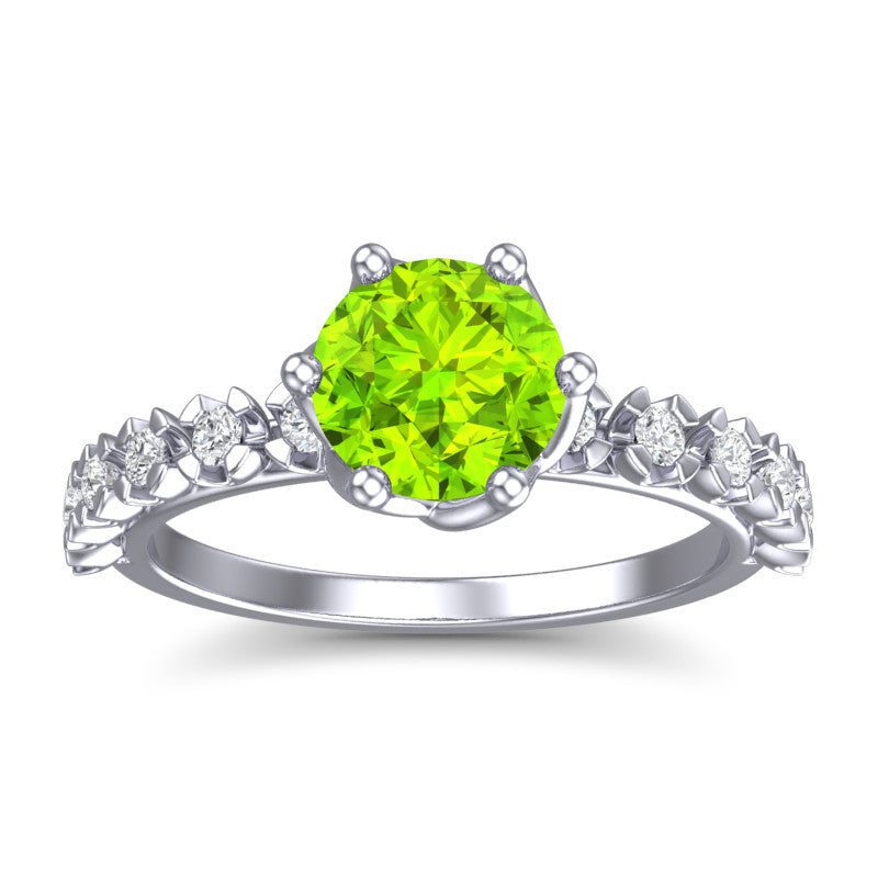 Peridot and Diamond