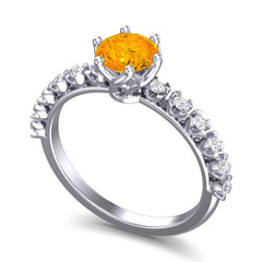 Citrine and Diamond