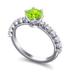 Peridot and Diamond