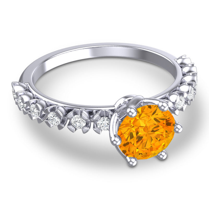 Citrine and Diamond