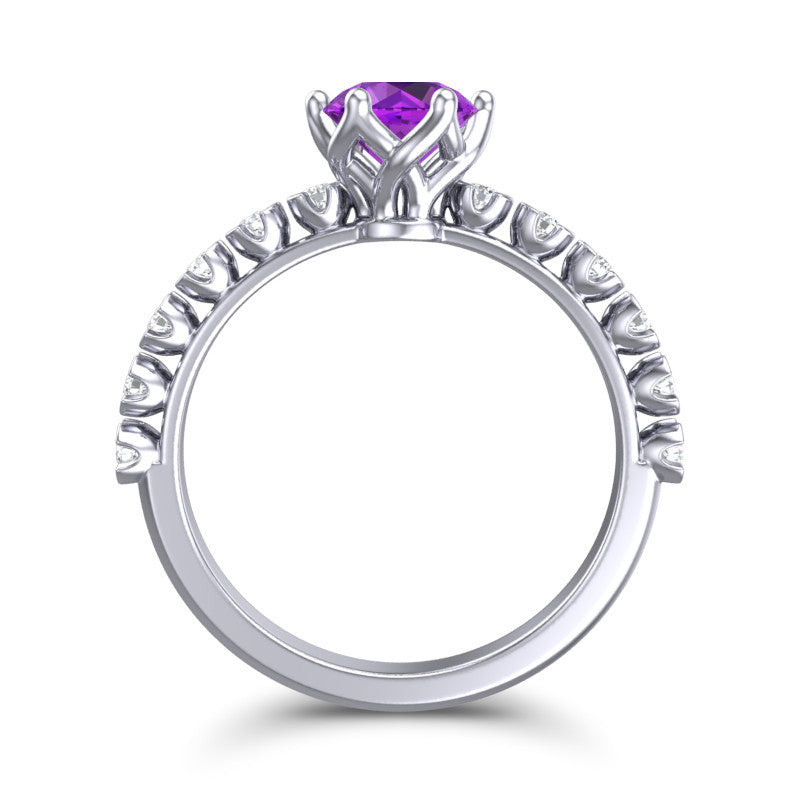Amethyst and Diamond