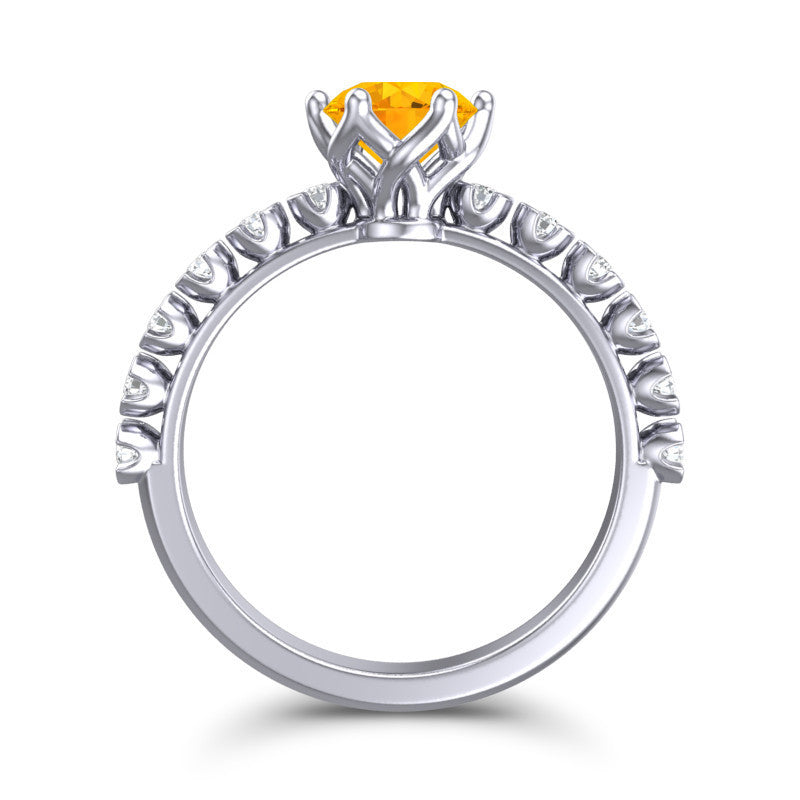 Citrine and Diamond