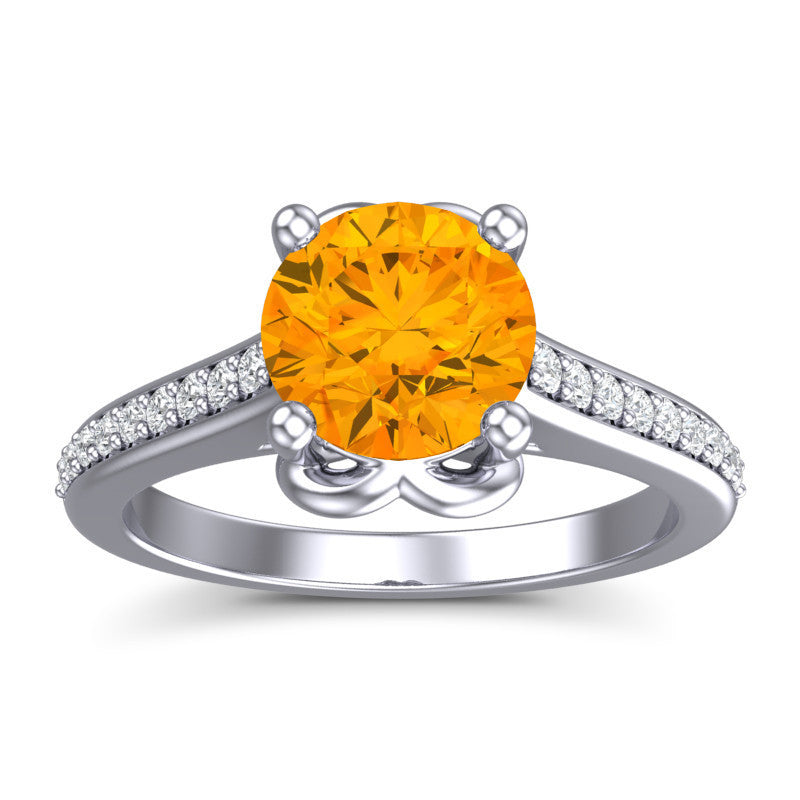 Citrine and Diamond