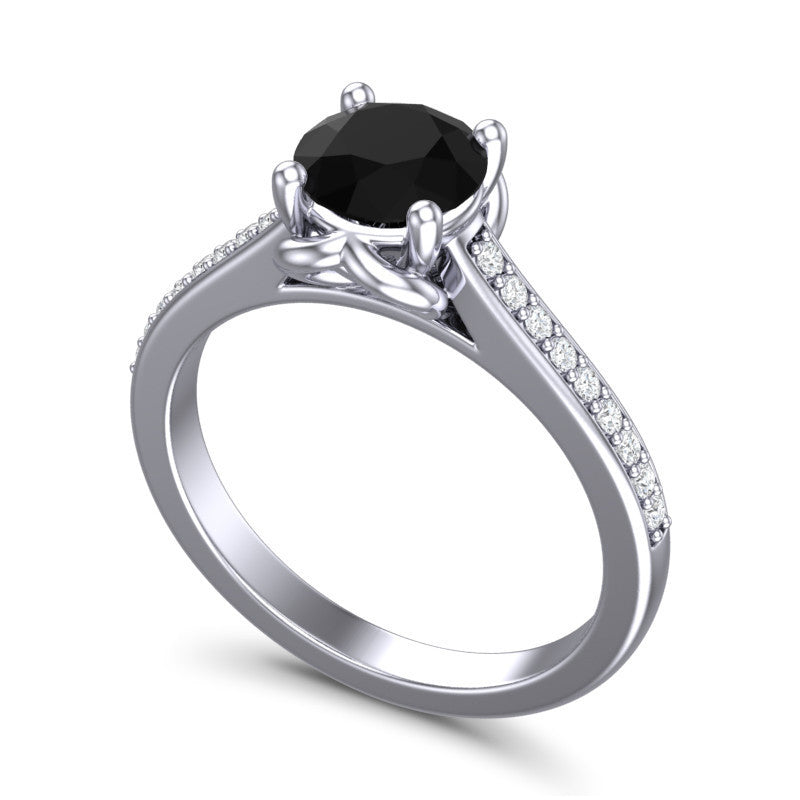 Black Onyx and Diamond