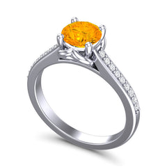 Citrine and Diamond
