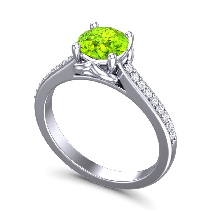 Peridot and Diamond