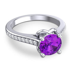Amethyst and Diamond
