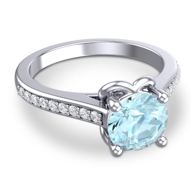 Aquamarine and Diamond