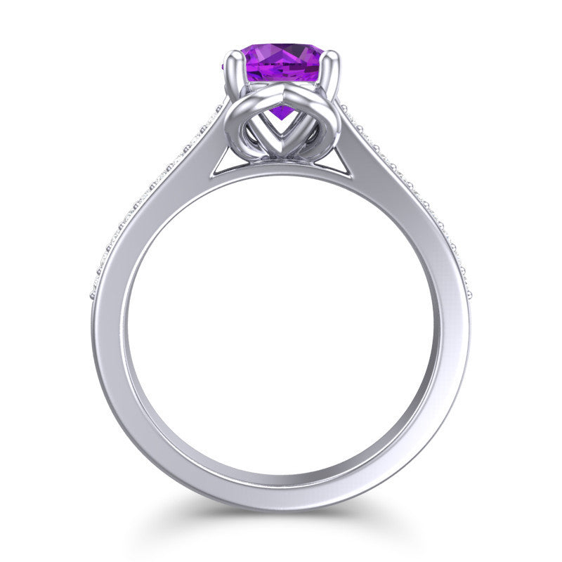Amethyst and Diamond