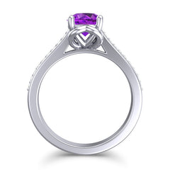 Amethyst and Diamond