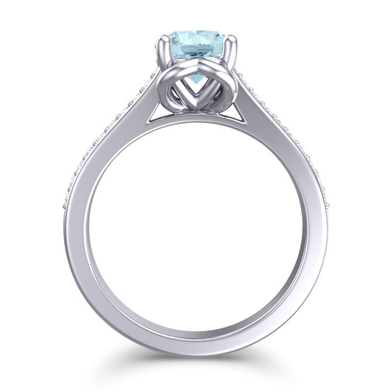 Aquamarine and Diamond