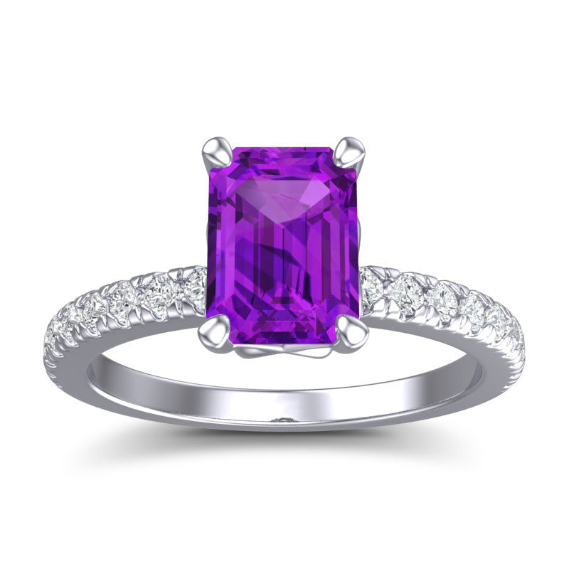 Amethyst and Diamond