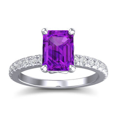 Amethyst and Diamond