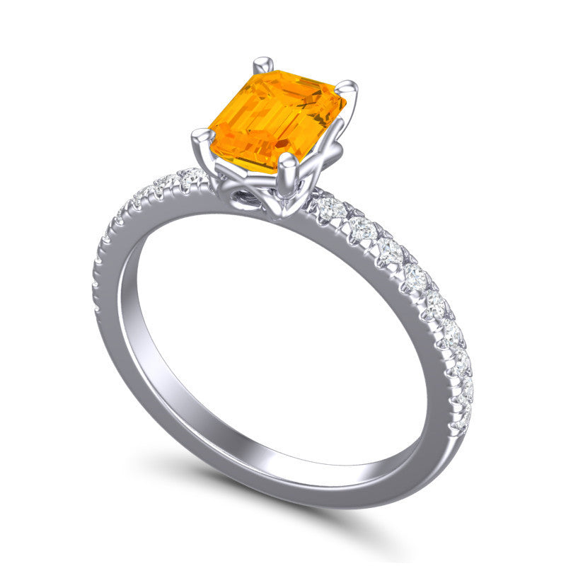 Citrine and Diamond
