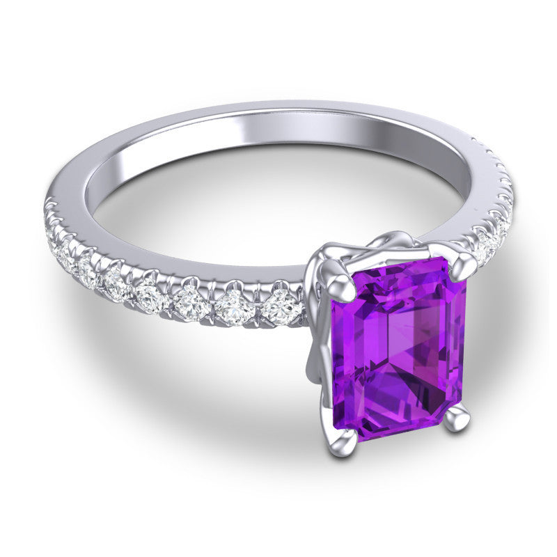 Amethyst and Diamond