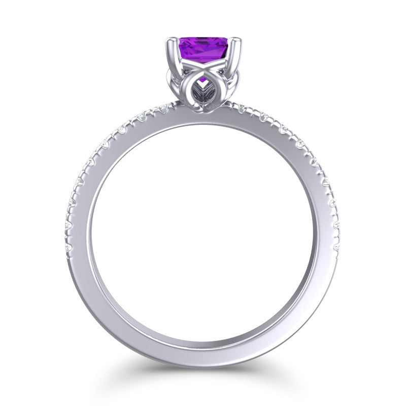 Amethyst and Diamond