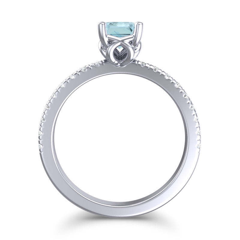 Aquamarine and Diamond