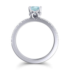 Aquamarine and Diamond