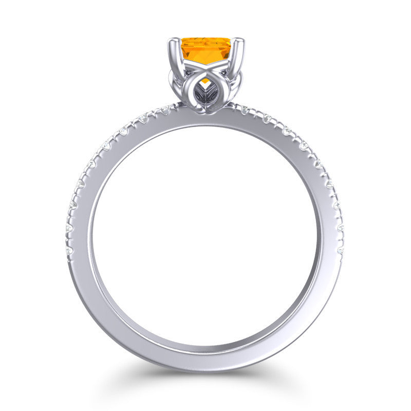 Citrine and Diamond