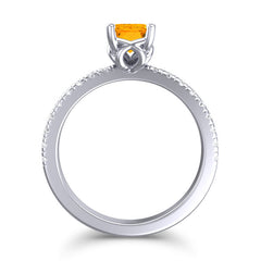 Citrine and Diamond