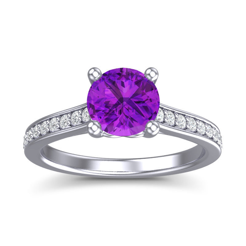 Amethyst and Diamond