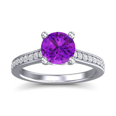 Amethyst and Diamond