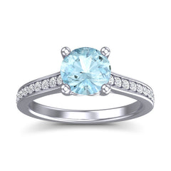 Aquamarine and Diamond