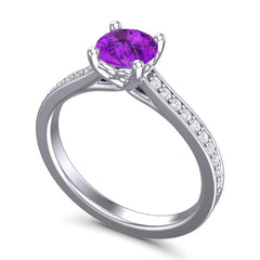 Amethyst and Diamond