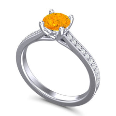 Citrine and Diamond