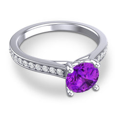 Amethyst and Diamond