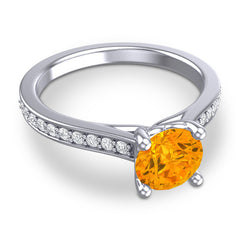 Citrine and Diamond