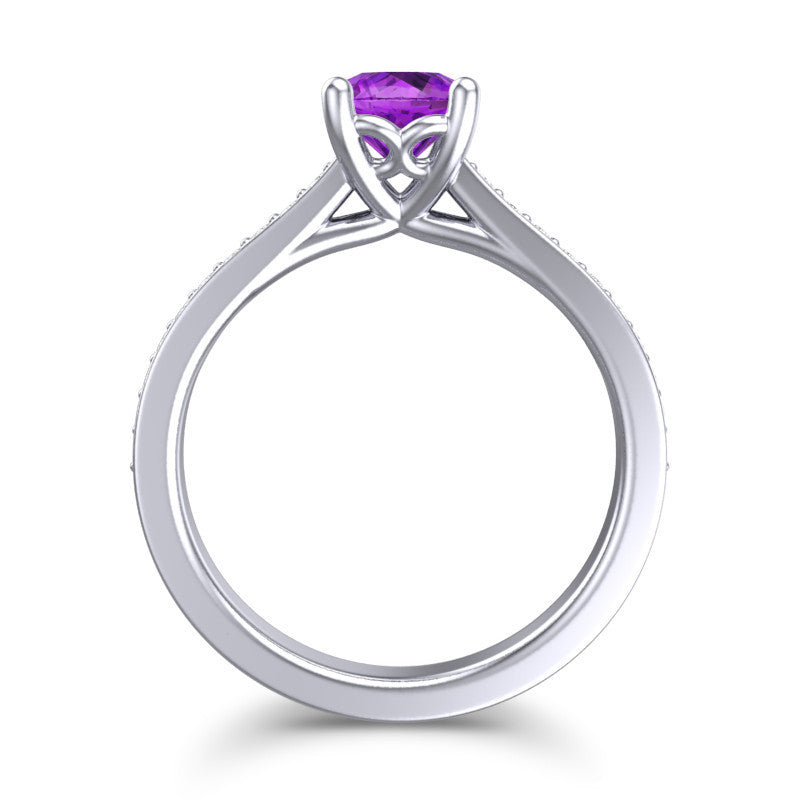 Amethyst and Diamond