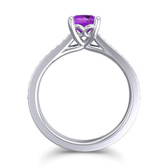 Amethyst and Diamond