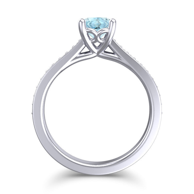 Aquamarine and Diamond