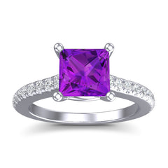 Amethyst and Diamond