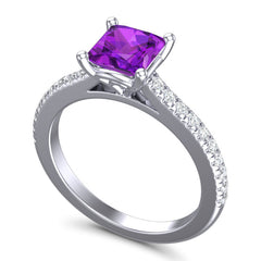 Amethyst and Diamond