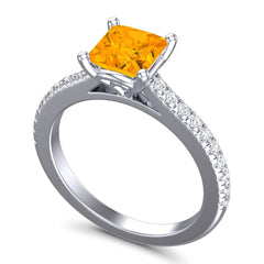 Citrine and Diamond