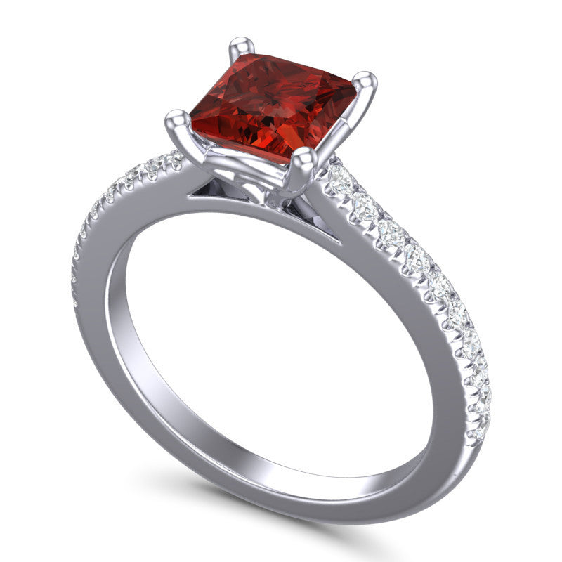Garnet and Diamond