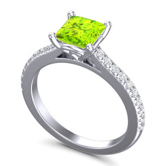 Peridot and Diamond