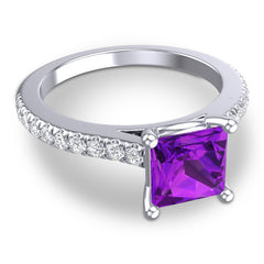 Amethyst and Diamond