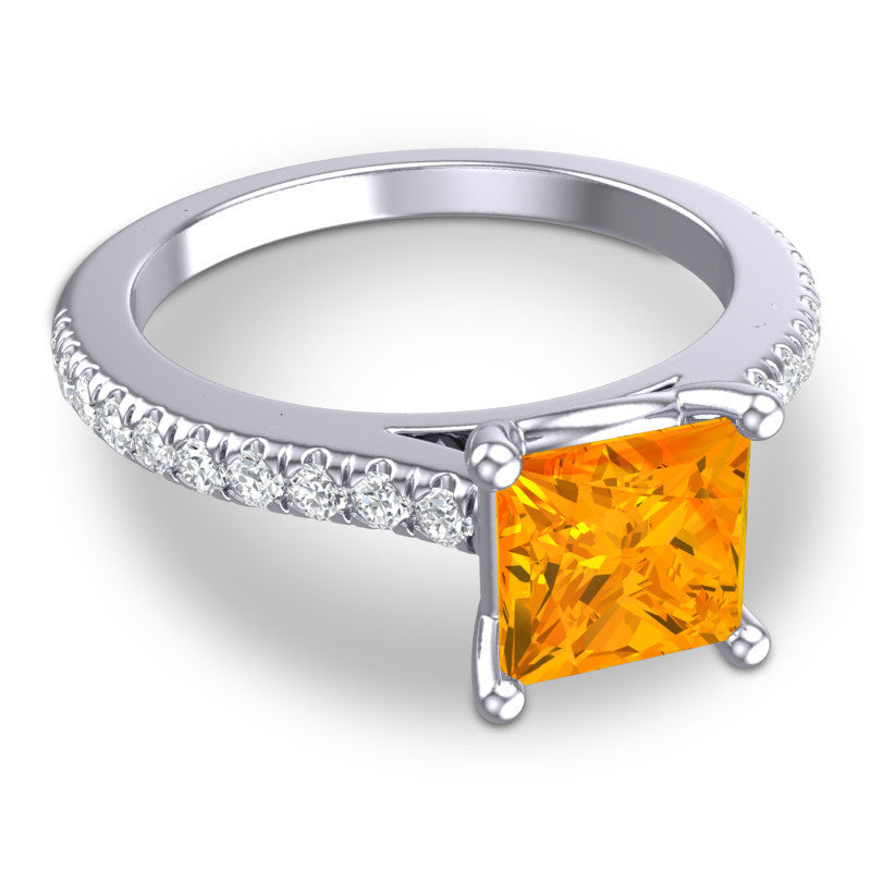 Citrine and Diamond