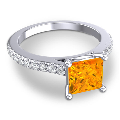Citrine and Diamond