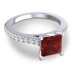 Garnet and Diamond